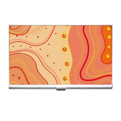 Lines Abstract Colourful Design Business Card Holder by Maspions