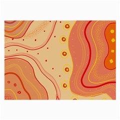 Lines Abstract Colourful Design Large Glasses Cloth