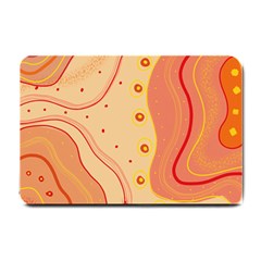 Lines Abstract Colourful Design Small Doormat