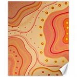 Lines Abstract Colourful Design Canvas 11  x 14  10.95 x13.48  Canvas - 1