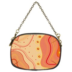 Lines Abstract Colourful Design Chain Purse (one Side)