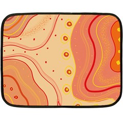 Lines Abstract Colourful Design Two Sides Fleece Blanket (mini)