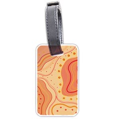 Lines Abstract Colourful Design Luggage Tag (one Side) by Maspions