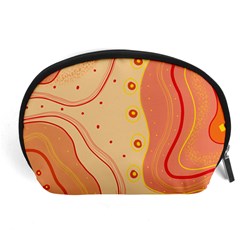 Lines Abstract Colourful Design Accessory Pouch (large)