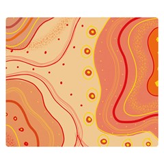 Lines Abstract Colourful Design Two Sides Premium Plush Fleece Blanket (kids Size)