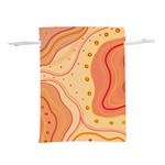 Lines Abstract Colourful Design Lightweight Drawstring Pouch (L) Back