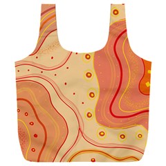 Lines Abstract Colourful Design Full Print Recycle Bag (xxl)