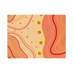 Lines Abstract Colourful Design Premium Plush Fleece Blanket (mini) by Maspions