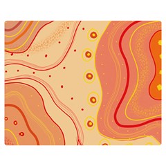 Lines Abstract Colourful Design Premium Plush Fleece Blanket (medium)