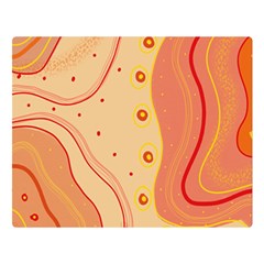 Lines Abstract Colourful Design Premium Plush Fleece Blanket (large) by Maspions