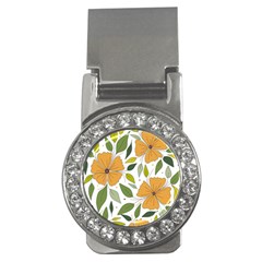 Flower Petal Plant Leaves Money Clips (cz)  by Maspions