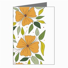 Flower Petal Plant Leaves Greeting Card