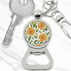 Flower Petal Plant Leaves Bottle Opener Key Chain