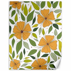 Flower Petal Plant Leaves Canvas 12  X 16  by Maspions