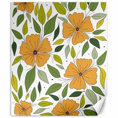 Flower Petal Plant Leaves Canvas 20  X 24  by Maspions