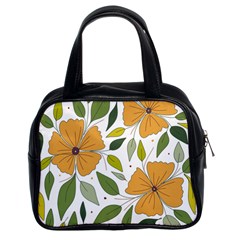 Flower Petal Plant Leaves Classic Handbag (two Sides)