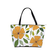 Flower Petal Plant Leaves Classic Shoulder Handbag