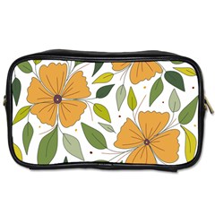 Flower Petal Plant Leaves Toiletries Bag (one Side)