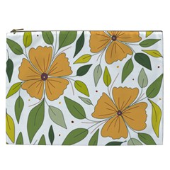 Flower Petal Plant Leaves Cosmetic Bag (xxl) by Maspions