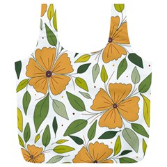 Flower Petal Plant Leaves Full Print Recycle Bag (xl)