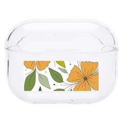 Flower Petal Plant Leaves Hard Pc Airpods Pro Case by Maspions