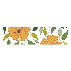 Flower Petal Plant Leaves Oblong Satin Scarf (16  X 60 ) by Maspions