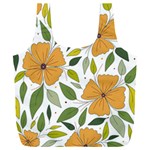 Flower Petal Plant Leaves Full Print Recycle Bag (XXXL) Back