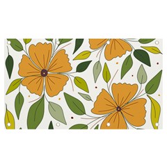 Flower Petal Plant Leaves Banner And Sign 7  X 4  by Maspions