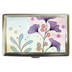 Flower Paint Flora Nature Plant Cigarette Money Case