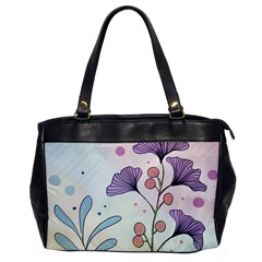 Flower Paint Flora Nature Plant Oversize Office Handbag