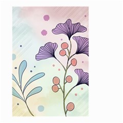 Flower Paint Flora Nature Plant Small Garden Flag (two Sides)