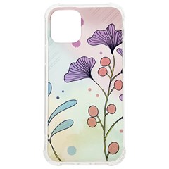 Flower Paint Flora Nature Plant Iphone 12/12 Pro Tpu Uv Print Case by Maspions