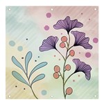 Flower Paint Flora Nature Plant Banner and Sign 4  x 4  Front