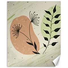 Flora Floral Flower Nature Plant Doodle Canvas 16  X 20 