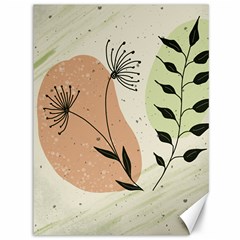 Flora Floral Flower Nature Plant Doodle Canvas 36  X 48 