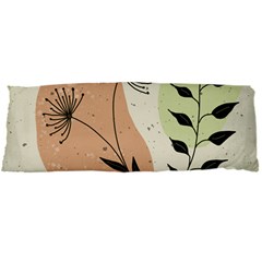 Flora Floral Flower Nature Plant Doodle Body Pillow Case Dakimakura (two Sides)