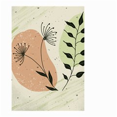 Flora Floral Flower Nature Plant Doodle Small Garden Flag (two Sides)