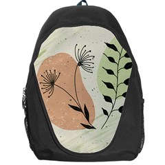 Flora Floral Flower Nature Plant Doodle Backpack Bag by Maspions