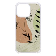 Flora Floral Flower Nature Plant Doodle Iphone 13 Pro Tpu Uv Print Case by Maspions