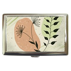 Flora Floral Flower Nature Plant Doodle Cigarette Money Case