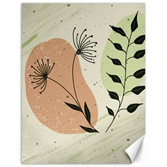 Flora Floral Flower Nature Plant Doodle Canvas 12  X 16  by Maspions