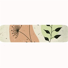 Flora Floral Flower Nature Plant Doodle Large Bar Mat by Maspions