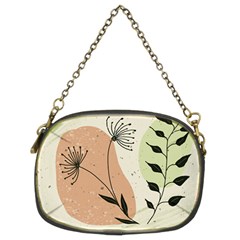 Flora Floral Flower Nature Plant Doodle Chain Purse (two Sides)