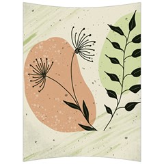 Flora Floral Flower Nature Plant Doodle Back Support Cushion