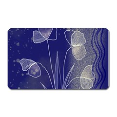 Flower Nature Abstract Art Magnet (rectangular)