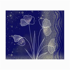 Flower Nature Abstract Art Small Glasses Cloth