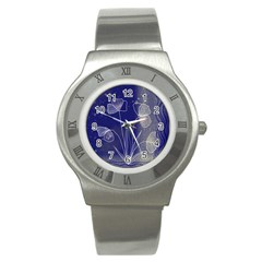 Flower Nature Abstract Art Stainless Steel Watch