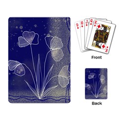 Flower Nature Abstract Art Playing Cards Single Design (rectangle)