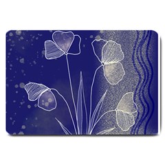 Flower Nature Abstract Art Large Doormat