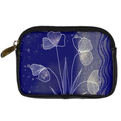 Flower Nature Abstract Art Digital Camera Leather Case